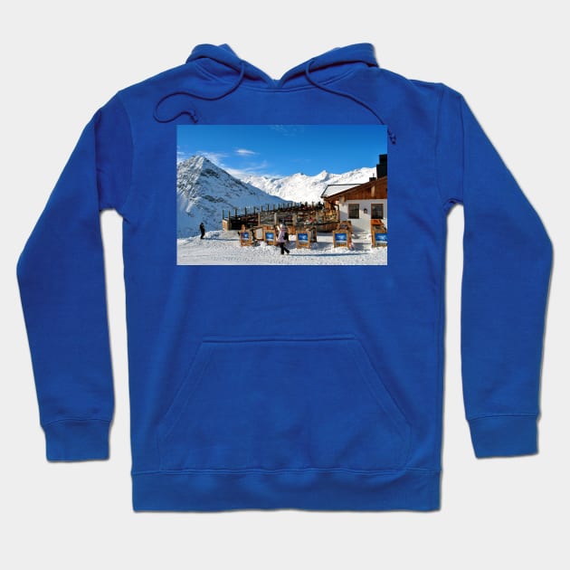 Obergurgl Hochgurgl Tirol Austrian Alps Austria Hoodie by Andy Evans Photos